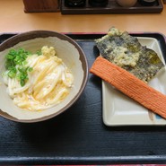釜玉（小）、のり天、えび天