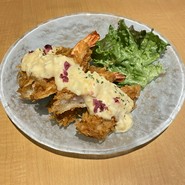 海老の変わり揚げ〜和風タルタルソース