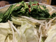 もつ鍋　三河地鶏　三方