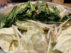 もつ鍋　三河地鶏　三方