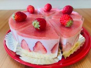 苺のムースケーキ