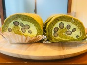 黒豆の抹茶ロール