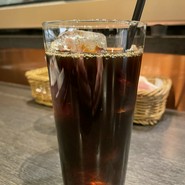 セットドリンクのアイスコーヒー
