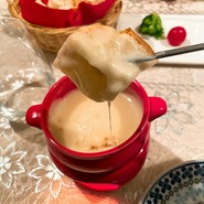 チーズフォンデュ＆ワイン　円山別邸