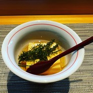 自家製卵豆腐　海ぶどう