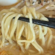 麺は中細のストレート麺！