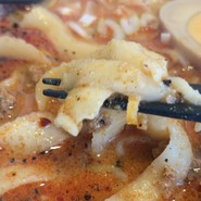 極太でもちもちの刀削麺！