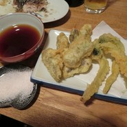 たらの芽こごみ天ぷら