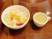 サラダとスープ