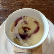 サツマイモのスープ