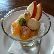 りんごとみかんのデザート