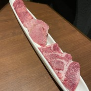 タン三種盛り合わせ