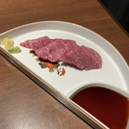 松阪牛のお刺身