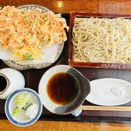 桜エビかき揚げせいろ