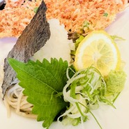 桜海老かき揚げおろし蕎麦