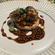 白子とカブのお料理