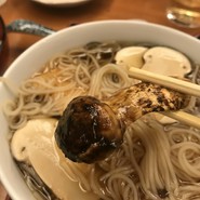 松茸そば