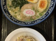 とんこつラーメン&半チャーハンセット