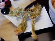 野菜天（タラの芽とウド）