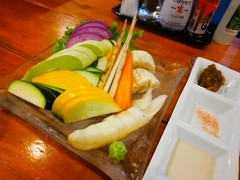 名物野菜刺身盛合せ