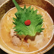 魚介鯖節　梅しそ和麺