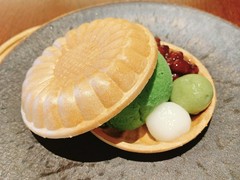 抹茶アイスもなか