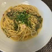 めかぶとタラコの和風パスタ