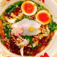 ふくだし醤油らーめん 美味玉たまり漬け入り