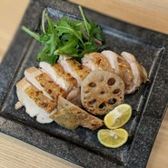 朝引き鶏炭火焼