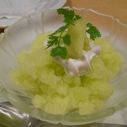 アンデスメロンのソルベ