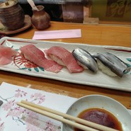 希少部位カマトロと新子