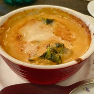 鱈のカレー風味グラタン