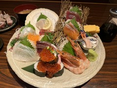 お刺身五種盛りは美味しかった
