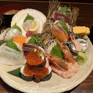 お刺身五種盛りは美味しかった