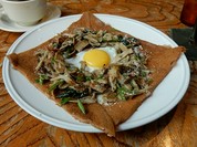 ガレット・きのこのフリカッセ