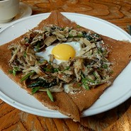 ガレット・きのこのフリカッセ