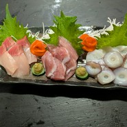 季節のお刺身3点盛り