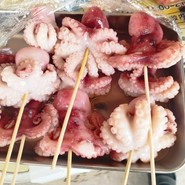 イイダコの串焼き
