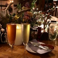 SARU名物　表面張力スパークリング！