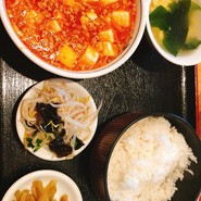 麻婆豆腐定食
