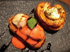 牡蠣のブルスケッタ