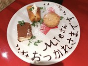 デザートでプレートをお願いしました。