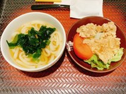 子どもうどん唐揚げ