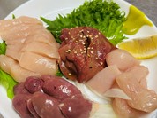 鳥刺し盛り