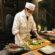 食材のプレゼン