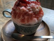 いちごミルクかき氷
