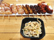 焼き鳥　　鶏皮ポン酢