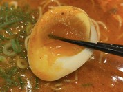 いい感じの黄身の煮卵！