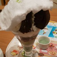 チョコミン党総裁パフェ