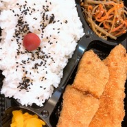 ヒラメフライ弁当